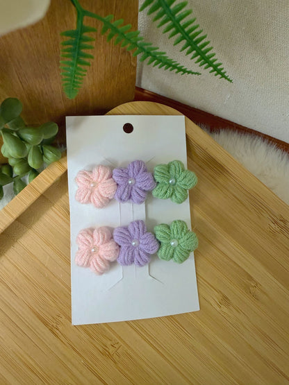 Sugar Triple Bloom Hair Clip