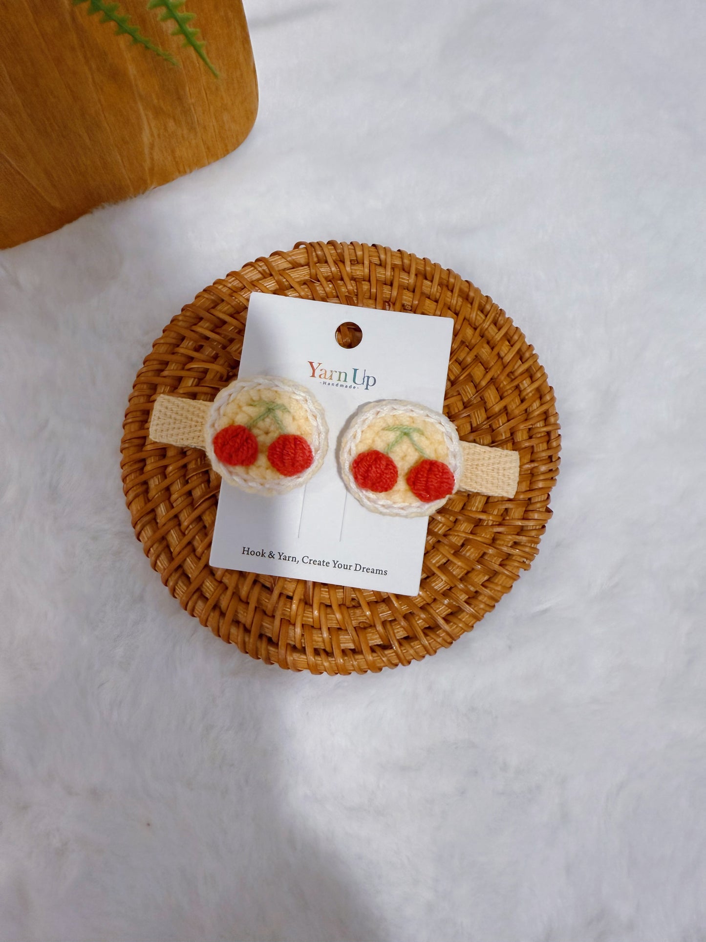 Cherry Baby Hair Clips