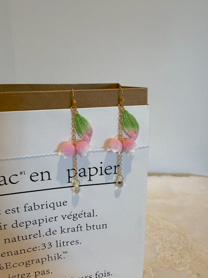 Spring Lily of the Valley Earrings