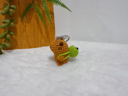 Backpack Capybara Key Charm