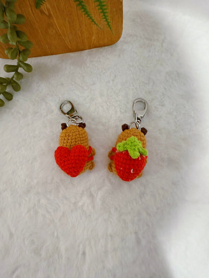 Backpack Capybara Key Charm