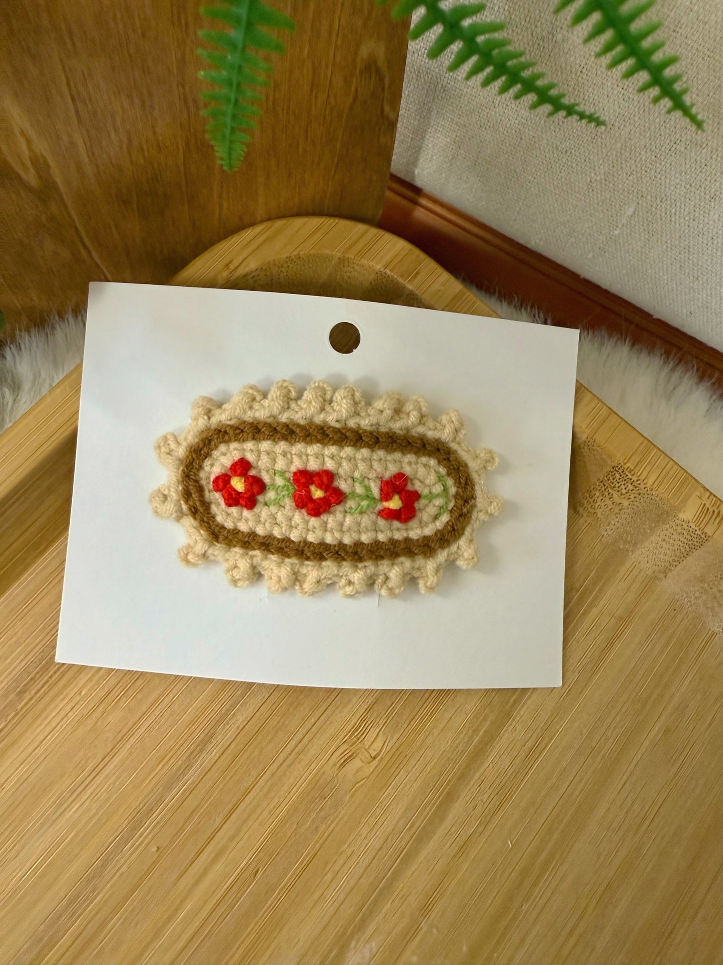 Pastel Garden Hair Clip