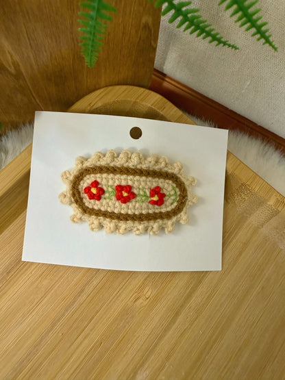 Pastel Garden Hair Clip