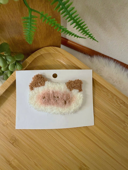 Fluffy Siamese Cat Hair Clip