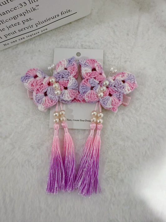 Butterfly Hair Clip Set