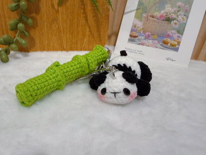 Panda & Bamboo Key Charm