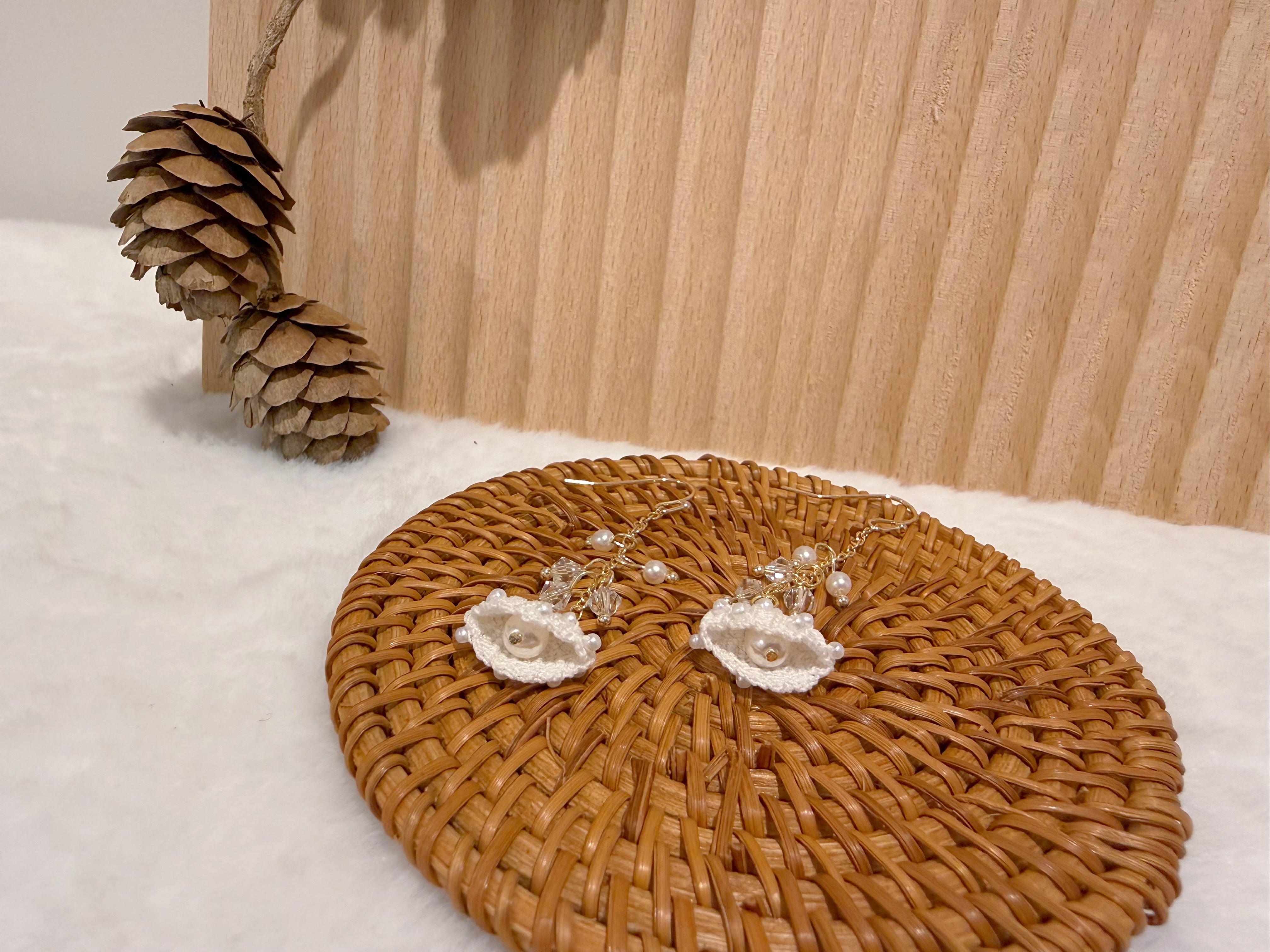 Ethereal Seashell Earrings