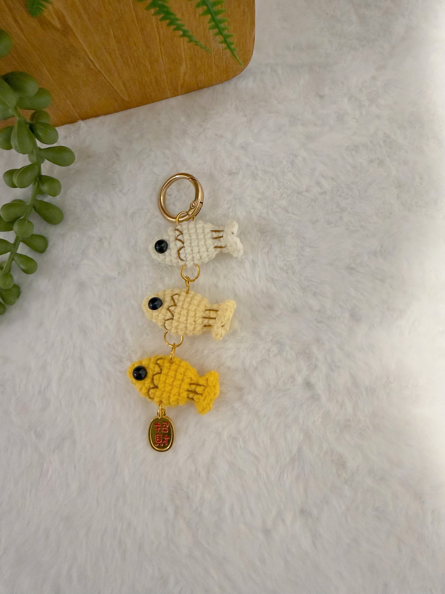 Linked Lucky Fish Charm