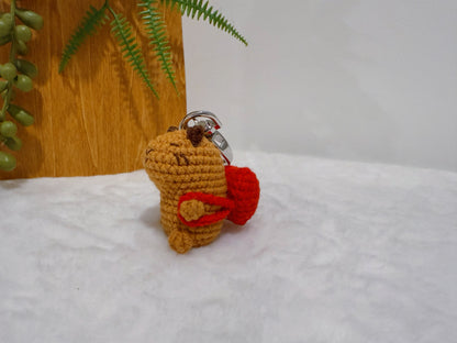 Backpack Capybara Key Charm