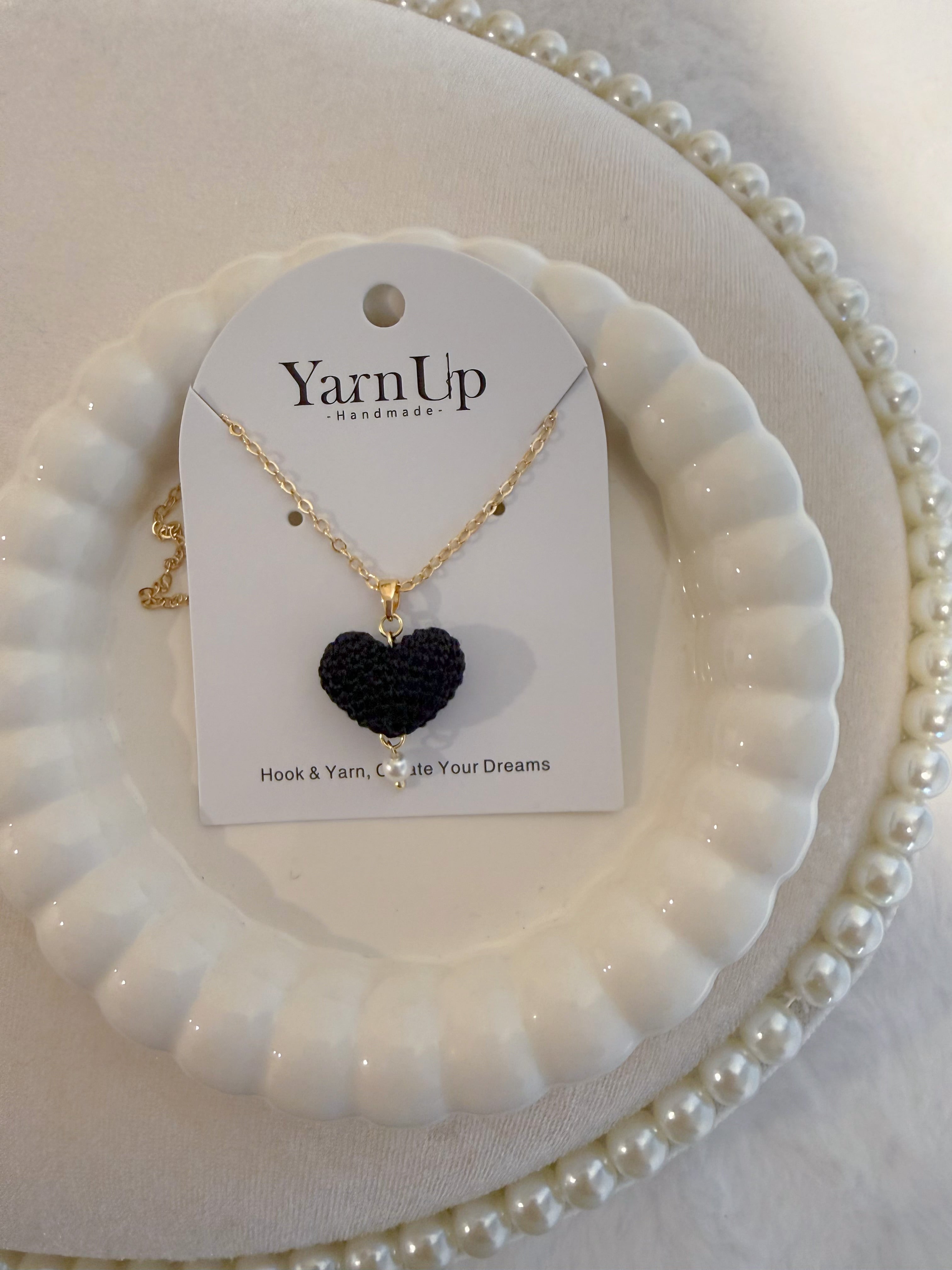 Black Heart Necklace