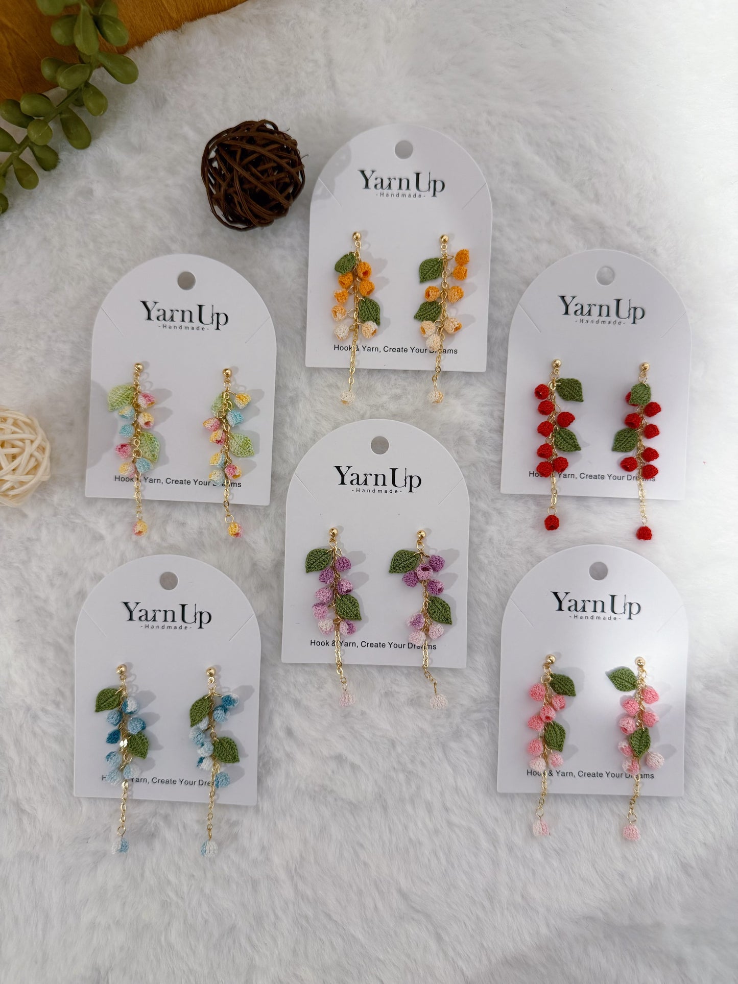 Verdant Berries Stud Earrings