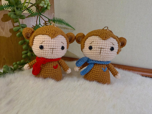 Monkey Key Charm