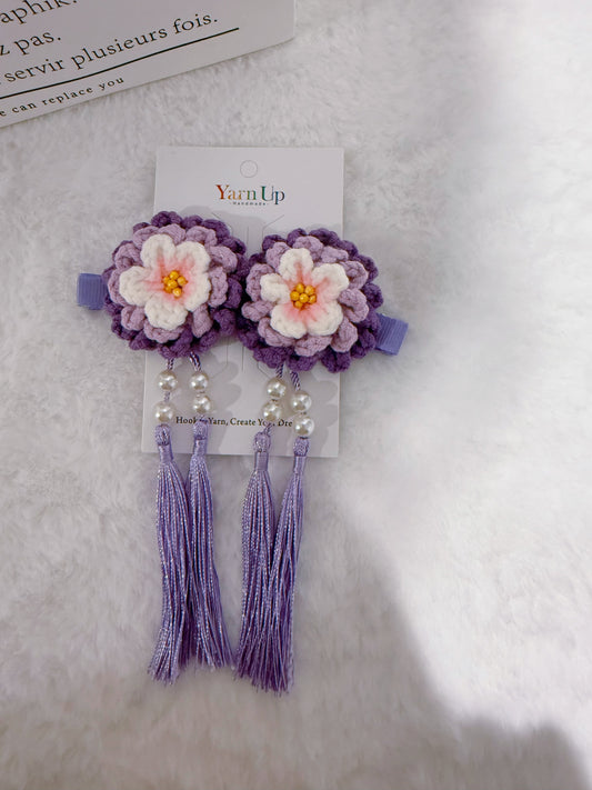 Flowers Hair Clip Set