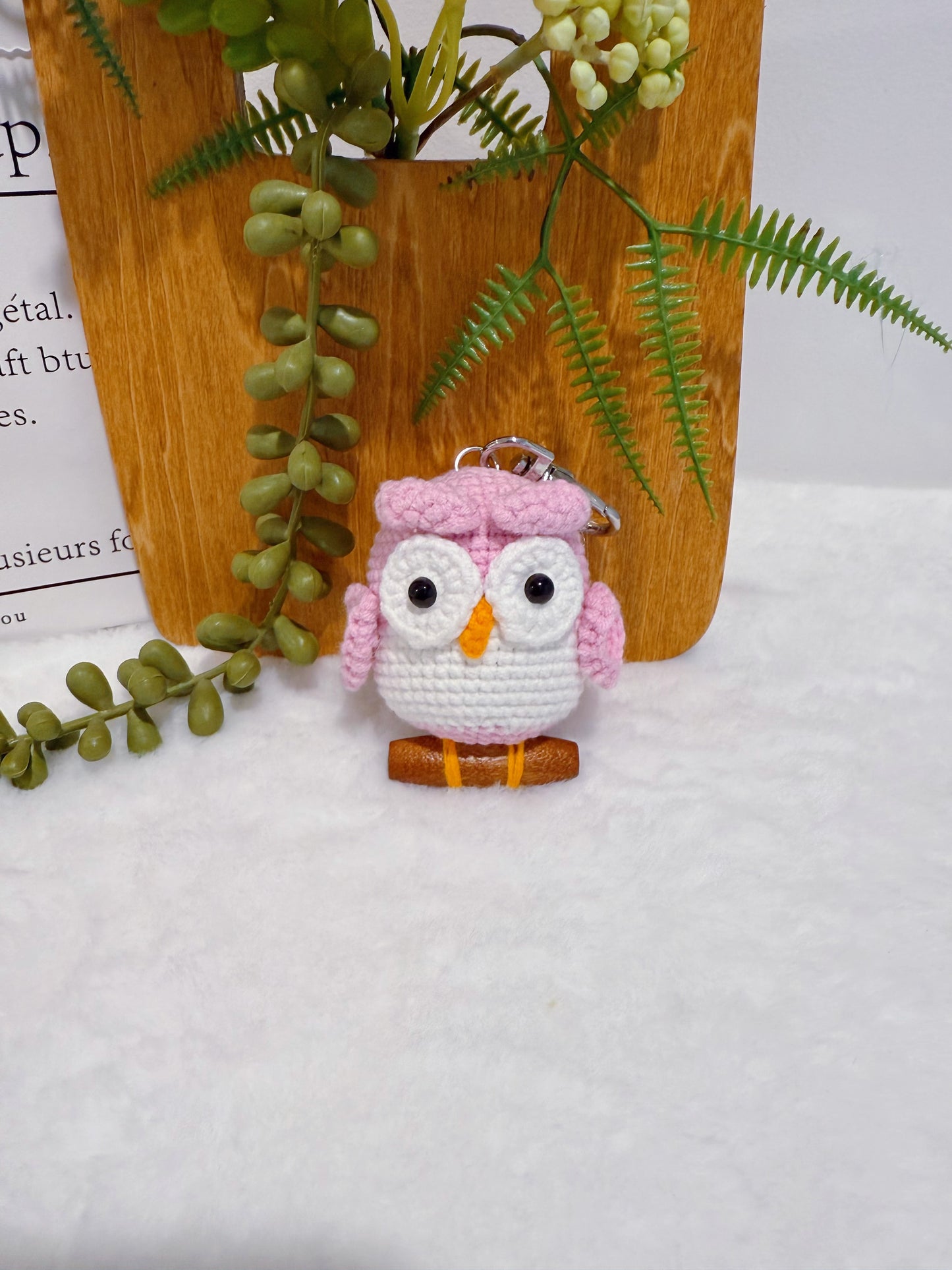 Owl Key Charm