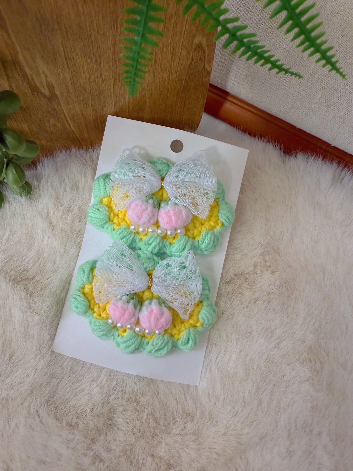 Cherry Whisper Hair Clip