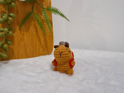 Backpack Capybara Key Charm