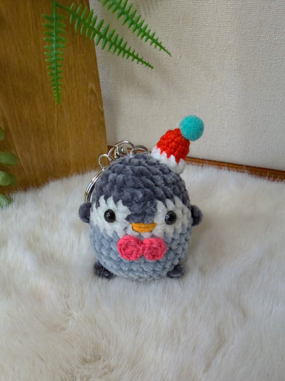 Christmas Penguin Key Charm