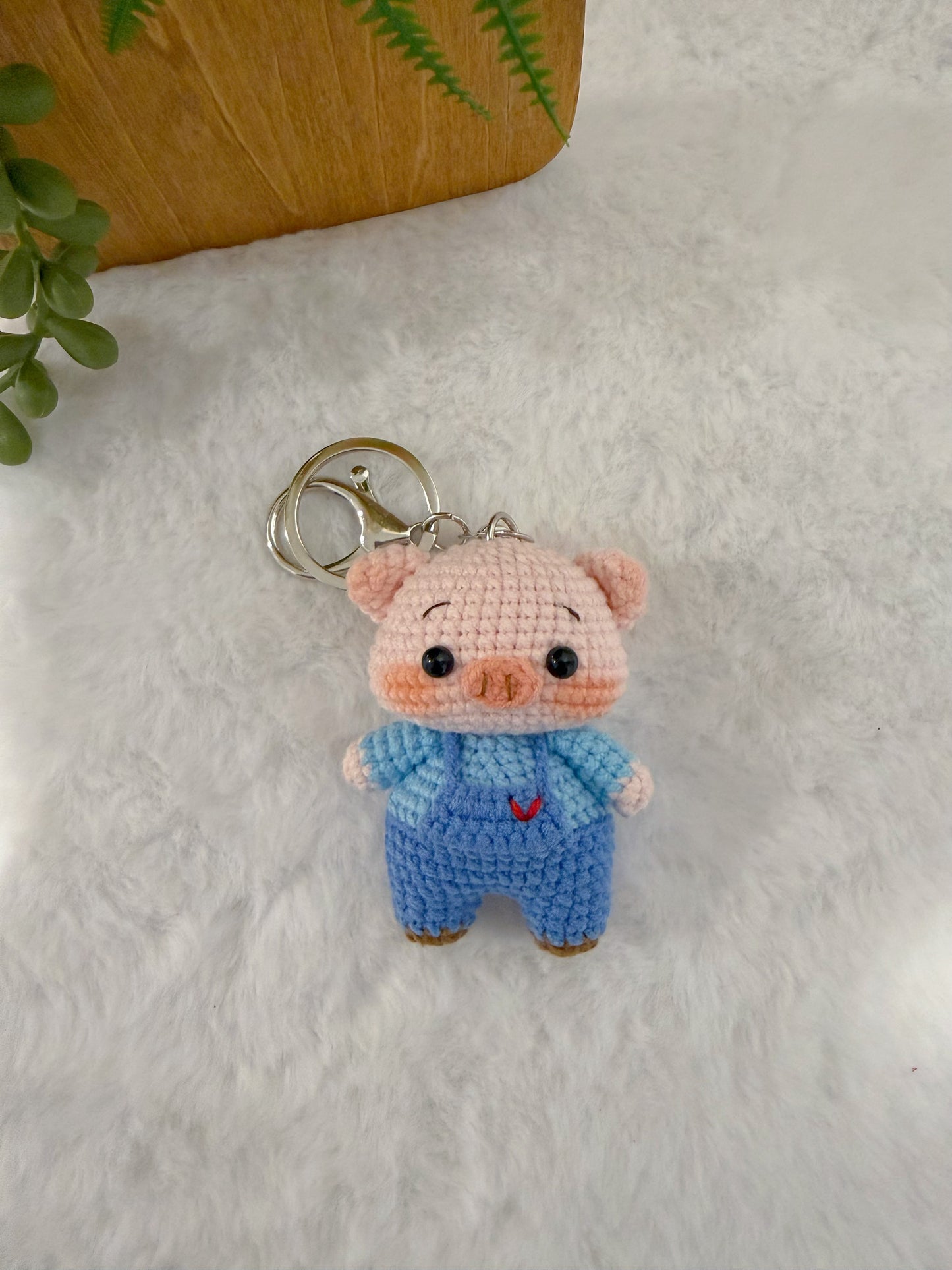 Overall Animal Key Charm