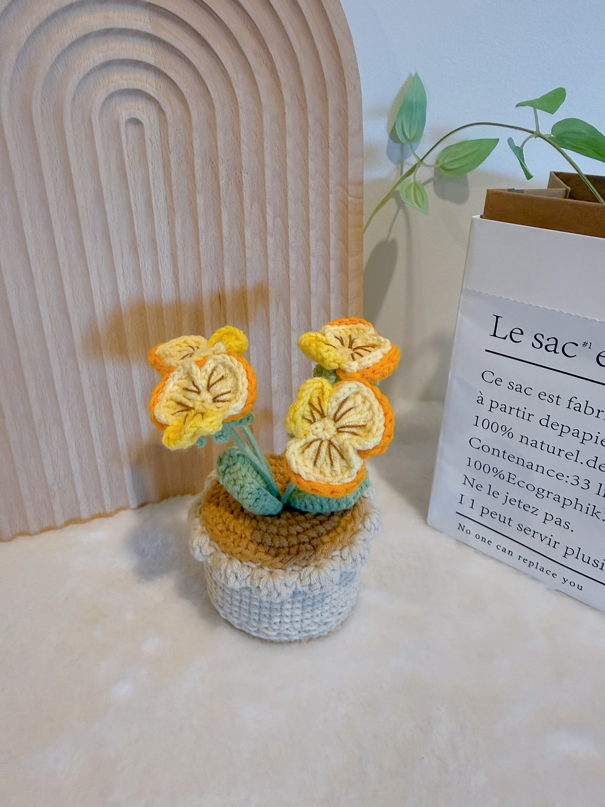 Pansy Flowers Pot Decoration