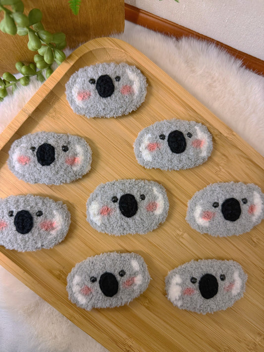 Fluffy Koala Hair Clip