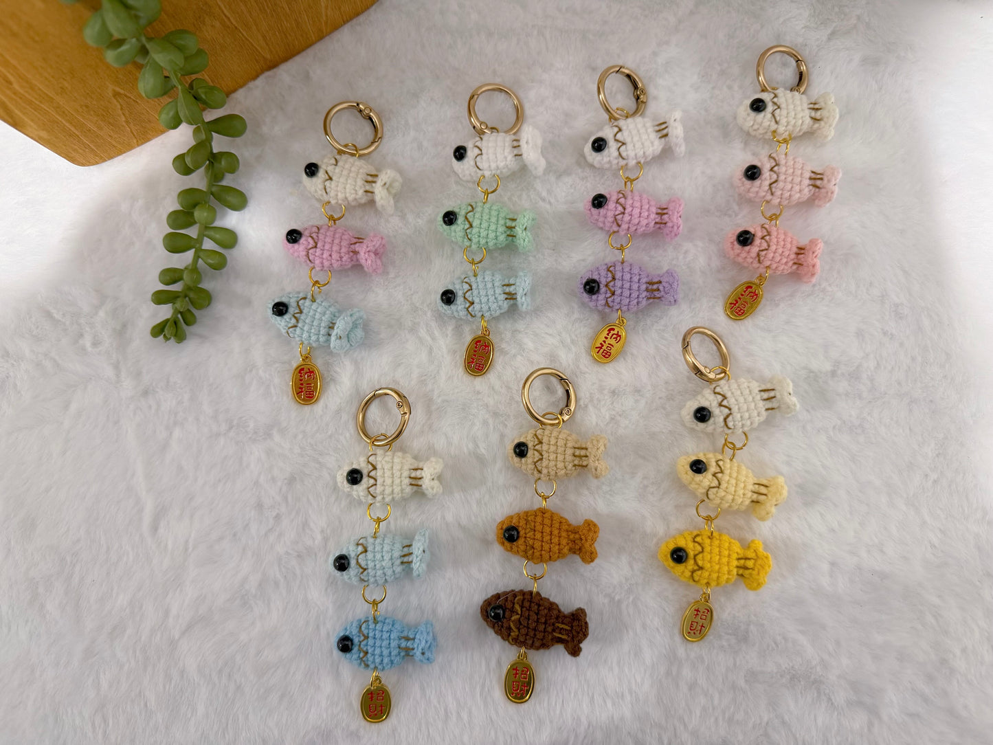 Linked Lucky Fish Charm