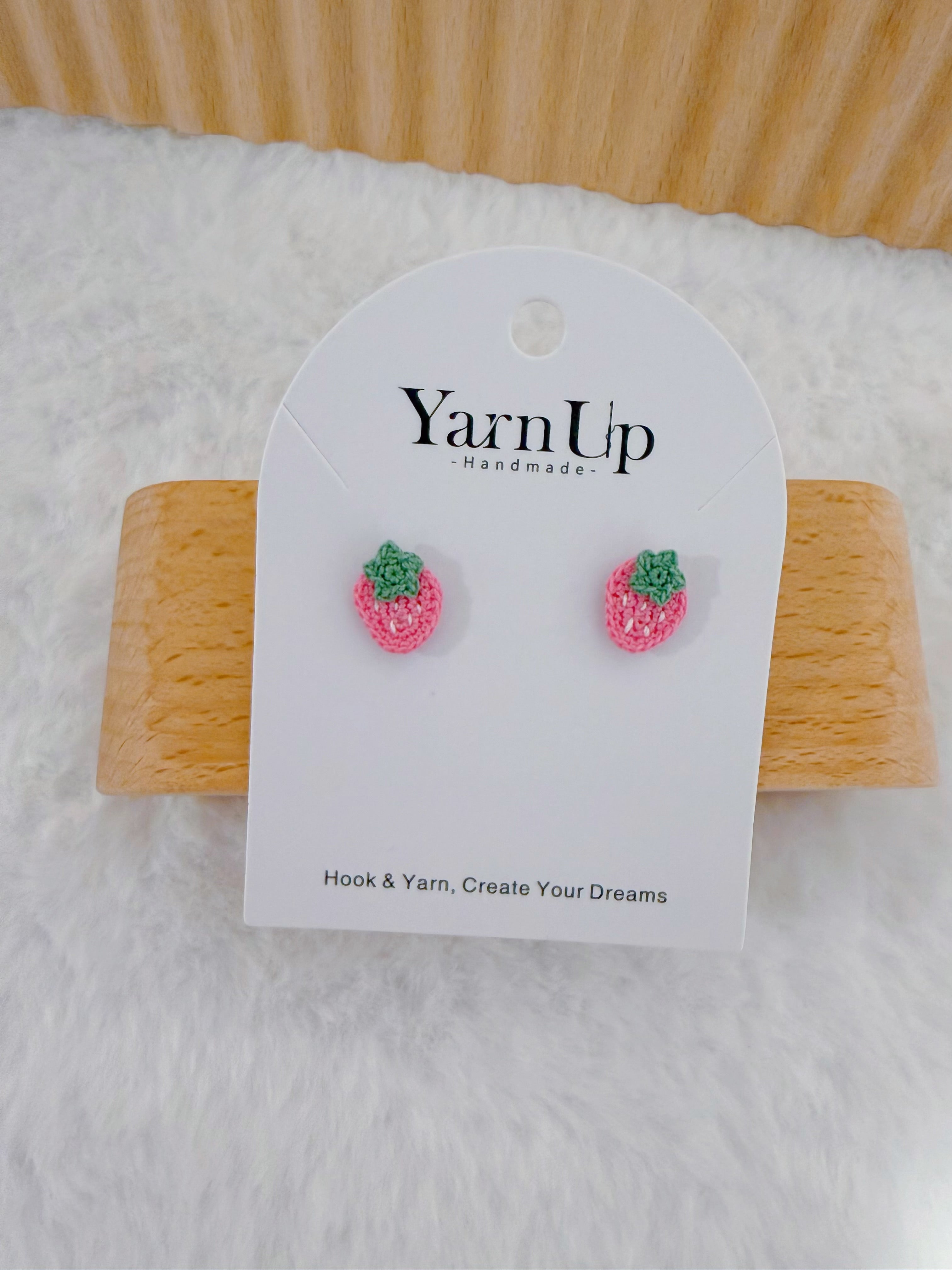 Mini Strawberry Stud Earrings