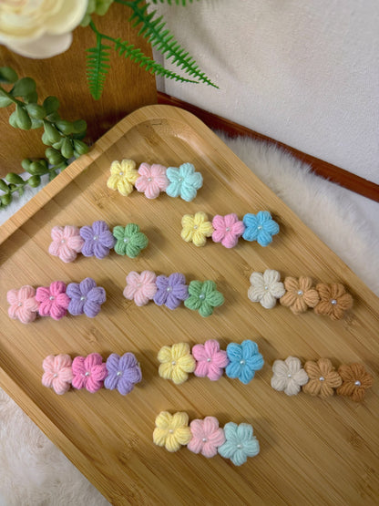 Sugar Triple Bloom Hair Clip