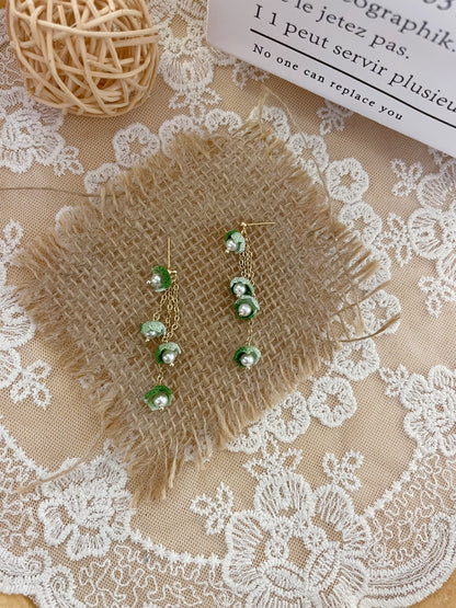 Micro Crochet Buds Stud Earrings