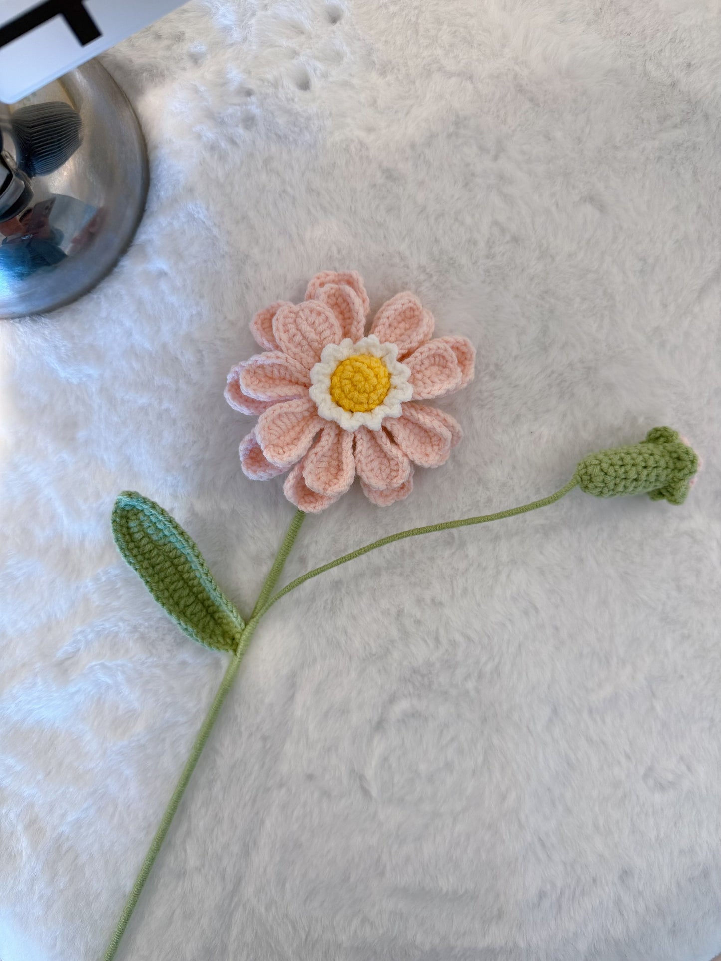 Single Zinnia with Bud