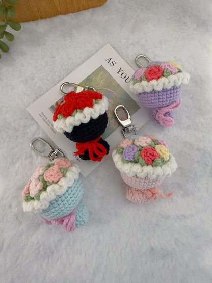 Roses Posy Key Charm