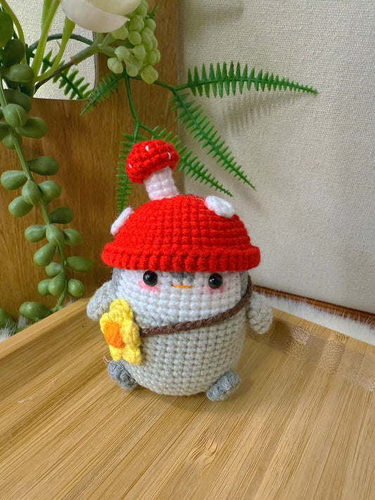 mushroom Penguin Keychain