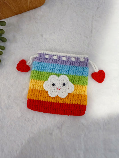 Cloud Rainbow Mini Purse