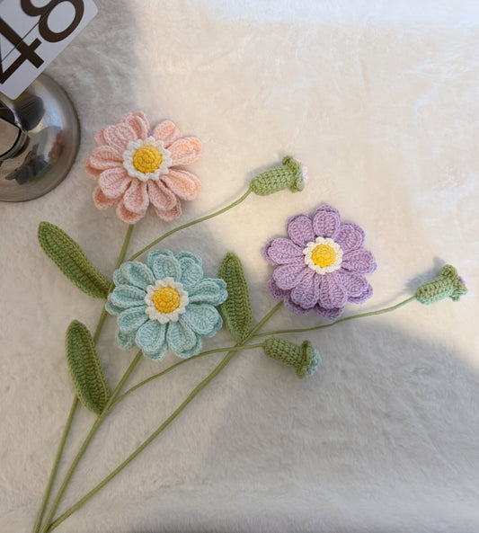 Single Zinnia with Bud