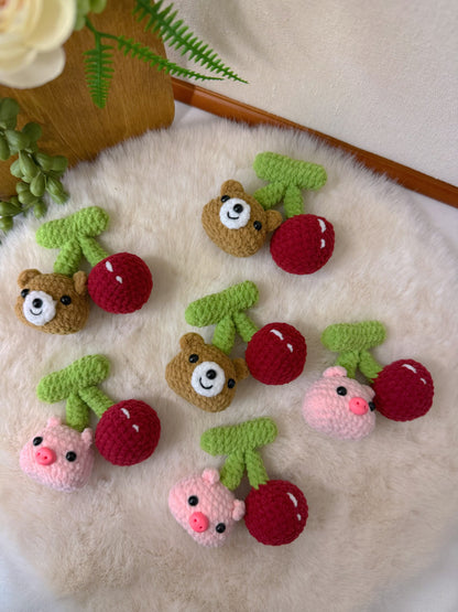 Cherry Animal Key Charm