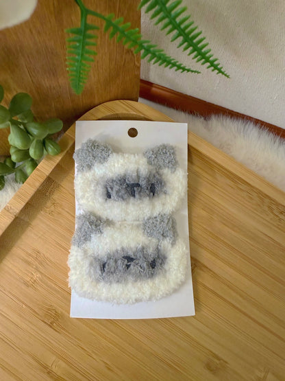 Fluffy Siamese Cat Hair Clip