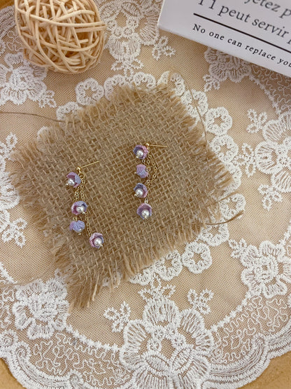 Micro Crochet Buds Stud Earrings