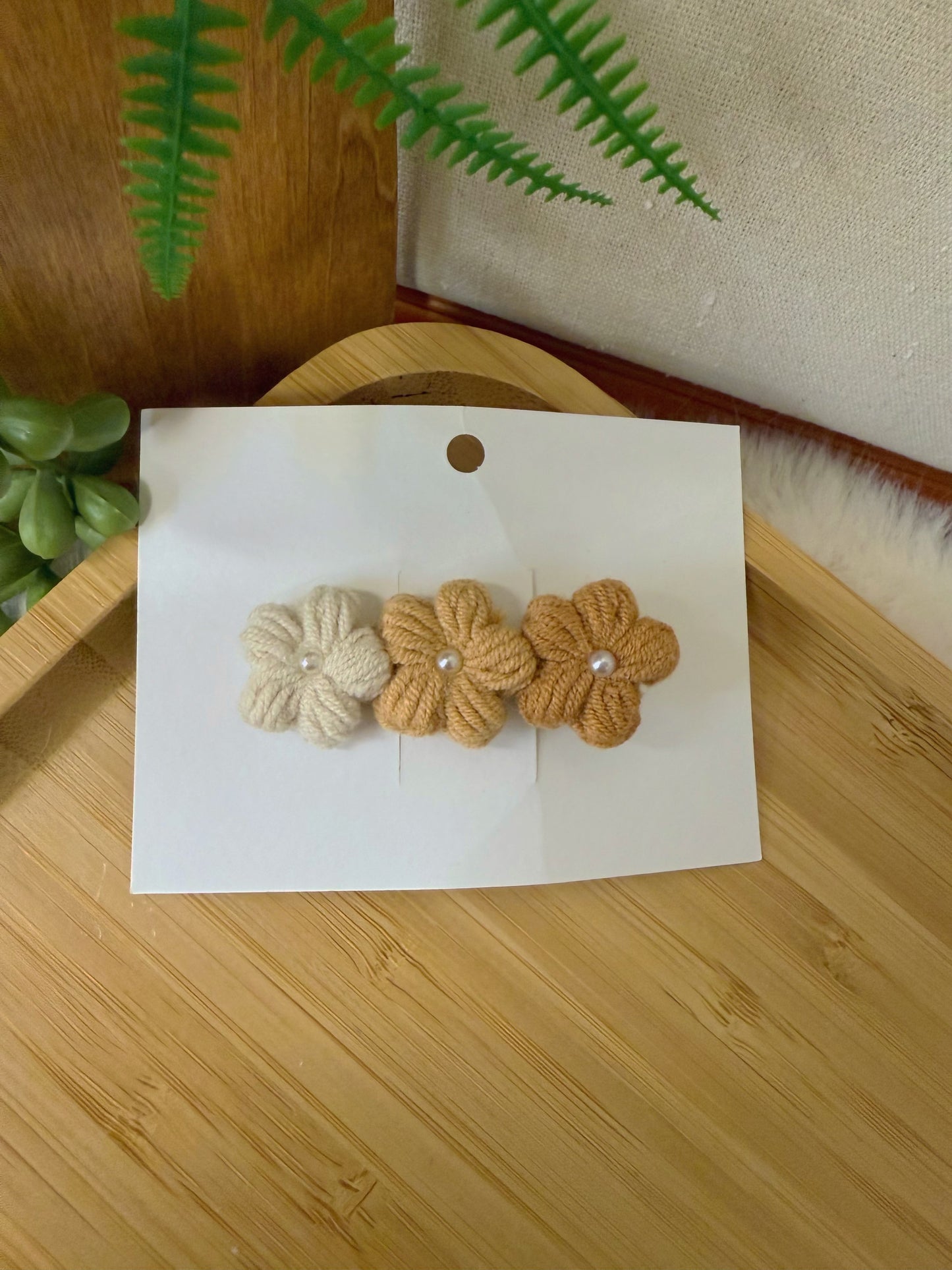 Sugar Triple Bloom Hair Clip