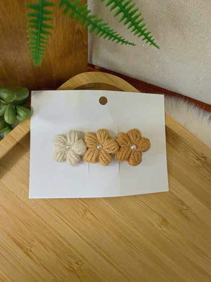 Sugar Triple Bloom Hair Clip