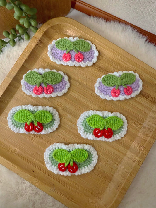 Cherry Leaf Hair Clip