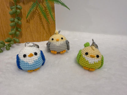 Cutie Parrot Key Charm