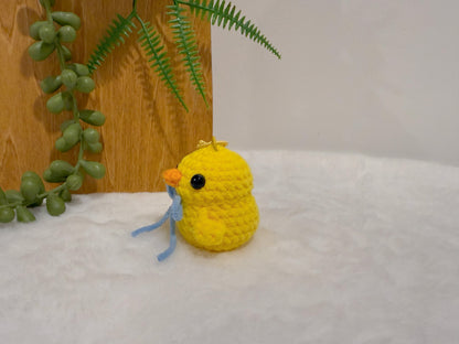 Yellow Ducky Key Charm