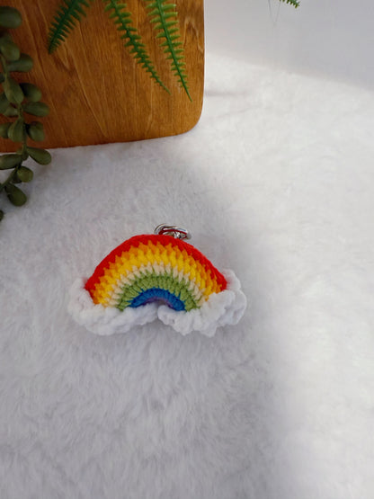 Mini Rainbow Key Charm