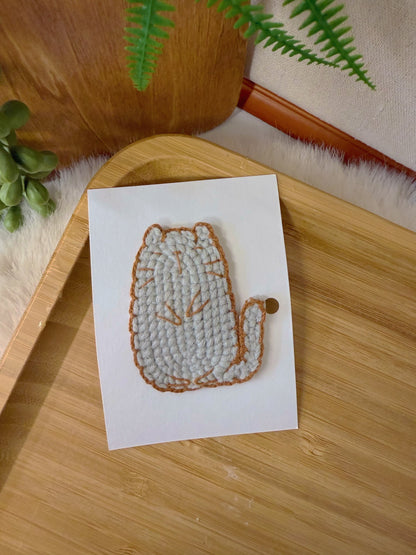 Sitting Meow Hair Clip