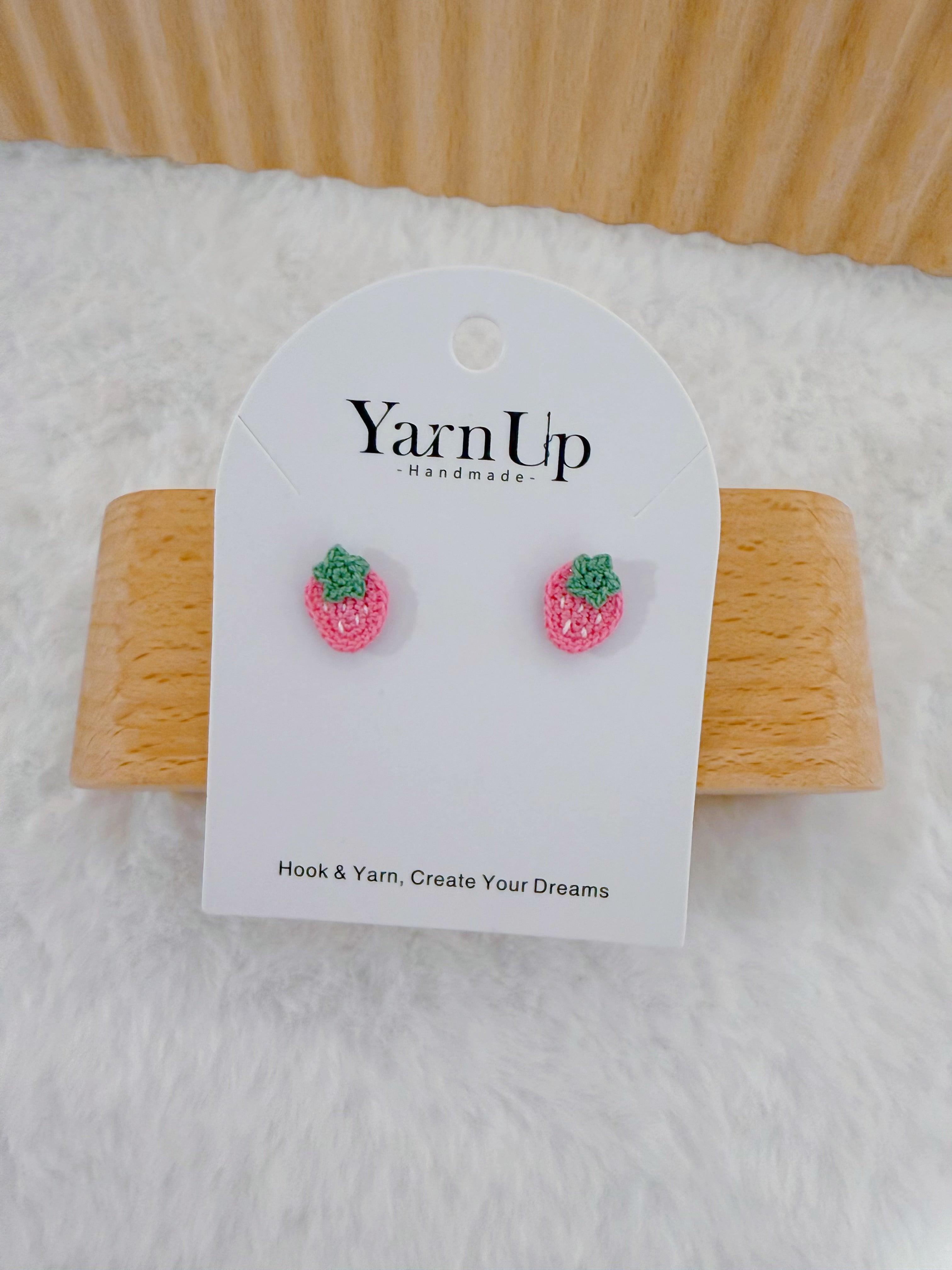 Mini Strawberry Stud Earrings