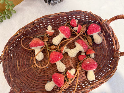Enchanted Mushroom Key Charm