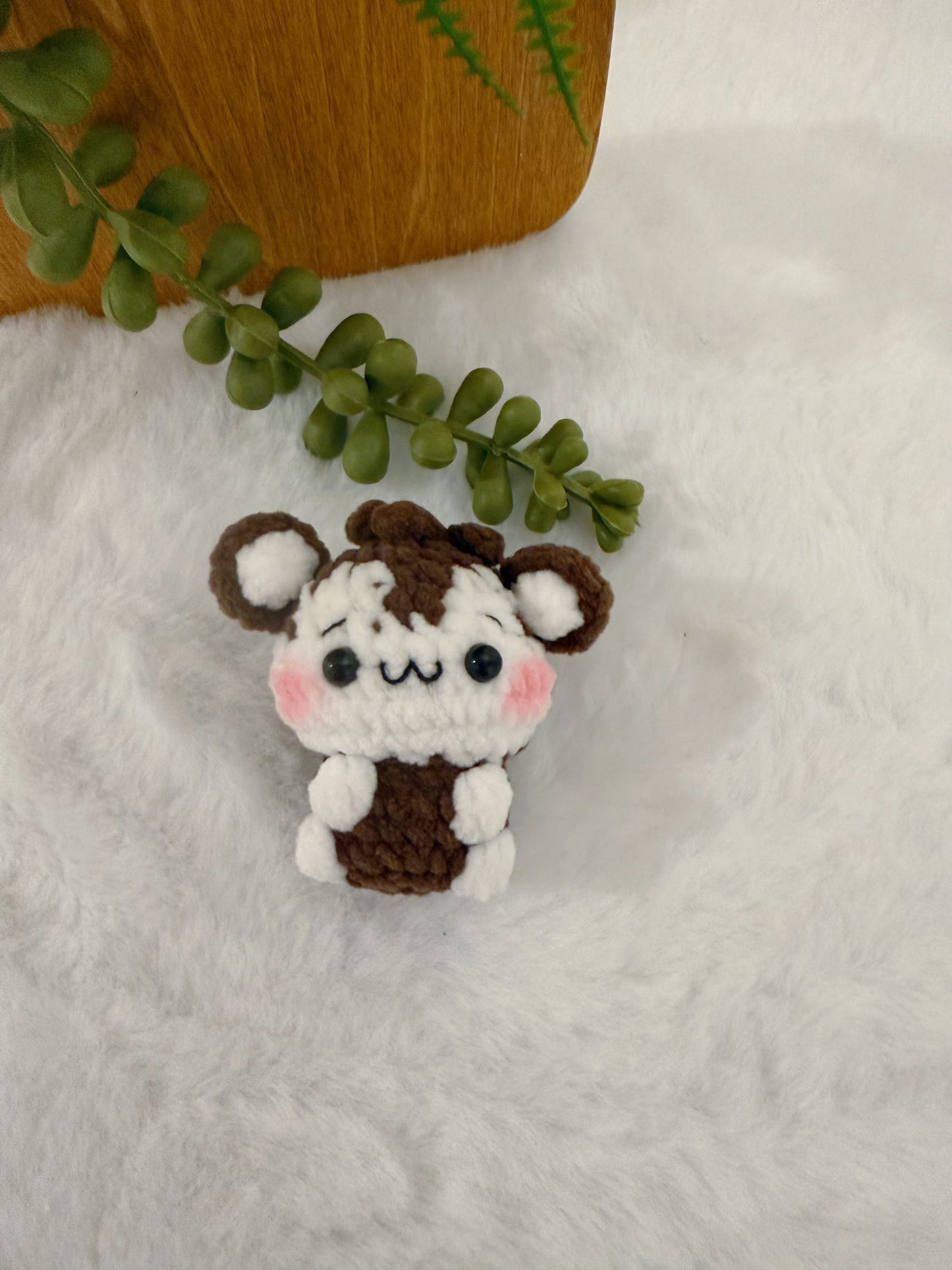 Mochi Monkey Key Charm