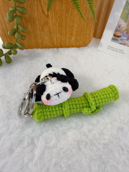 Panda & Bamboo Key Charm