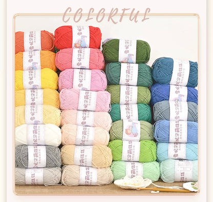 4 Ply Milk Cotton Yarn