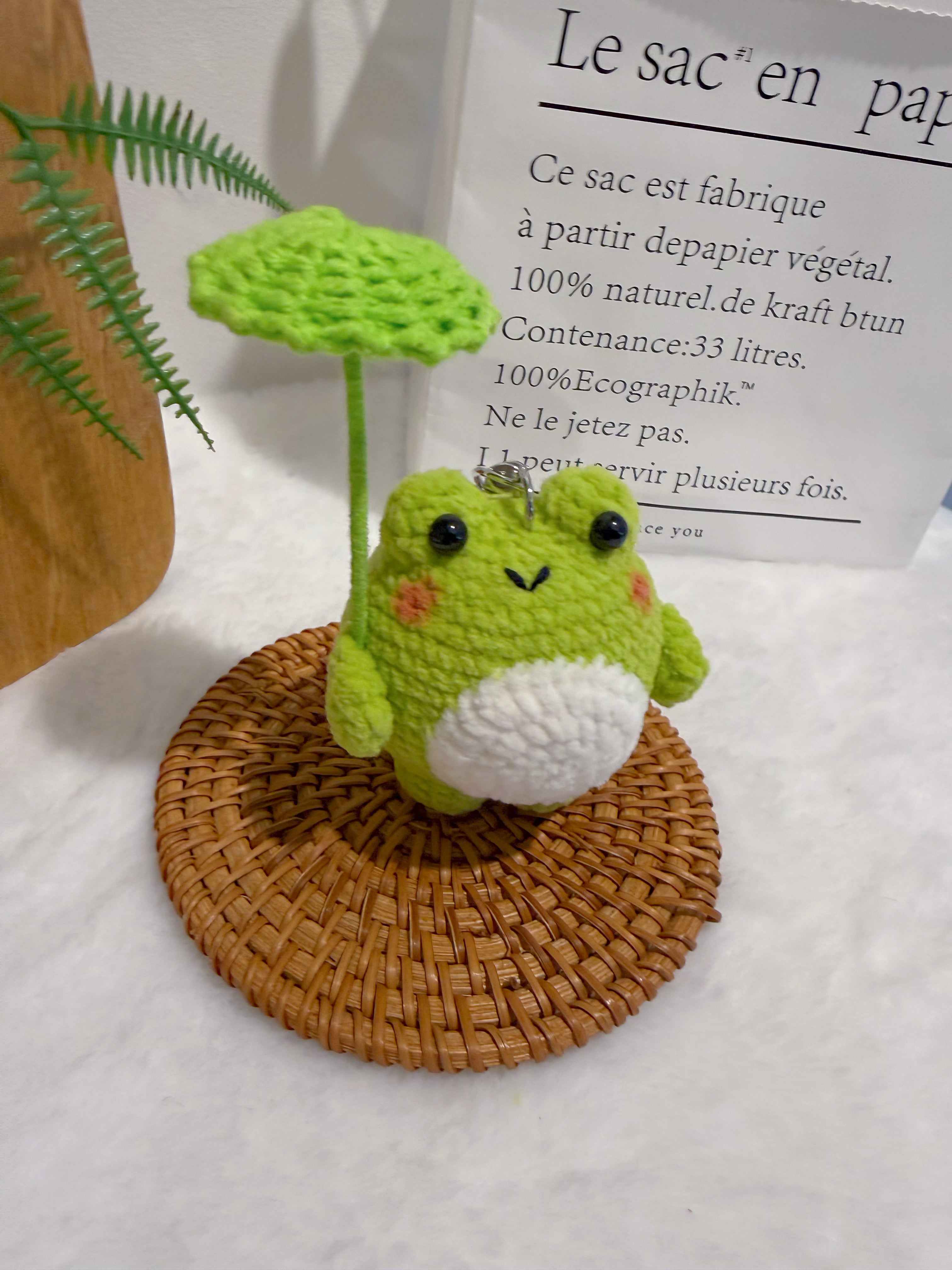 Brolly Frog Key Charm