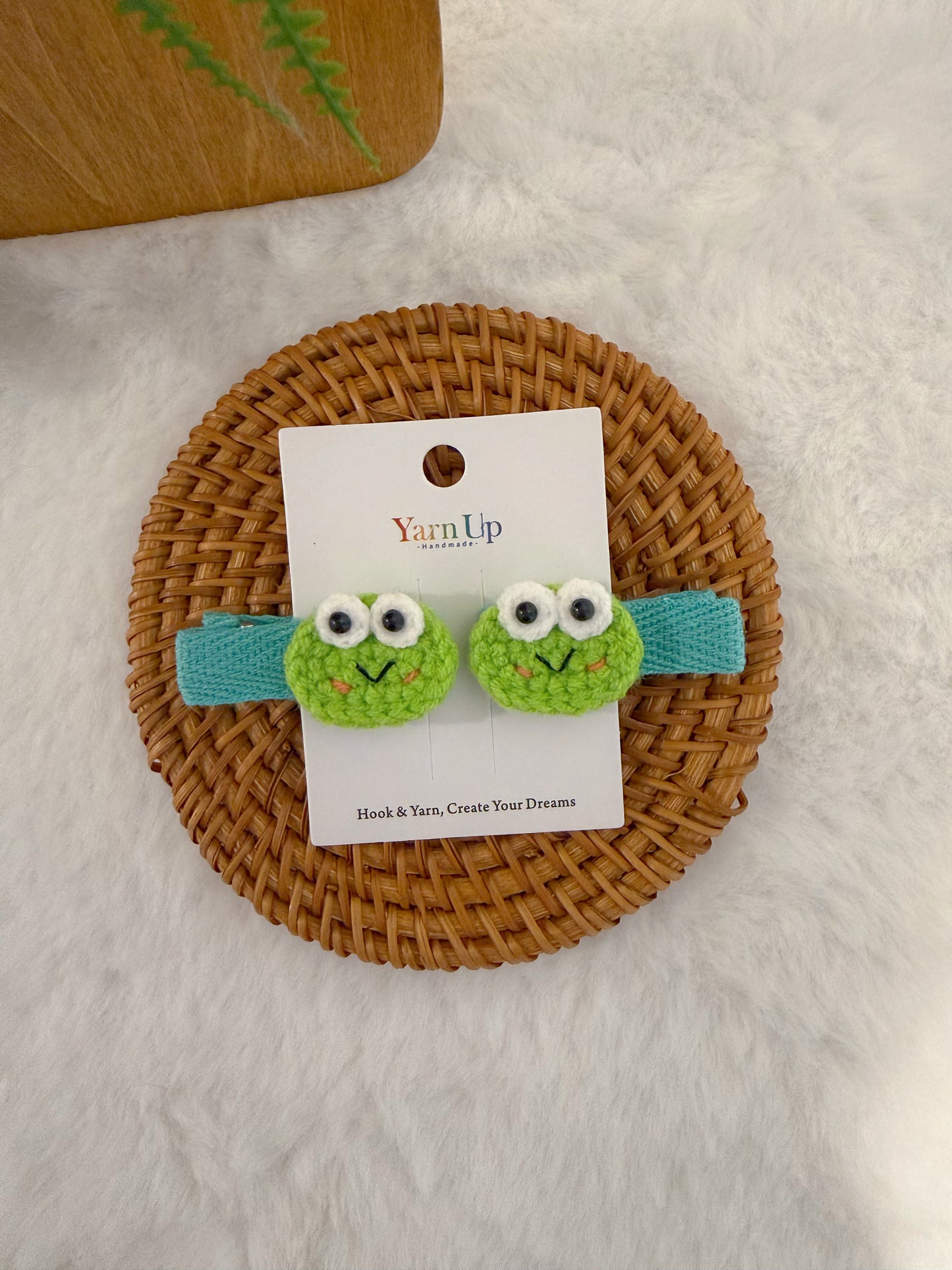 Froggy Baby Hair Clips